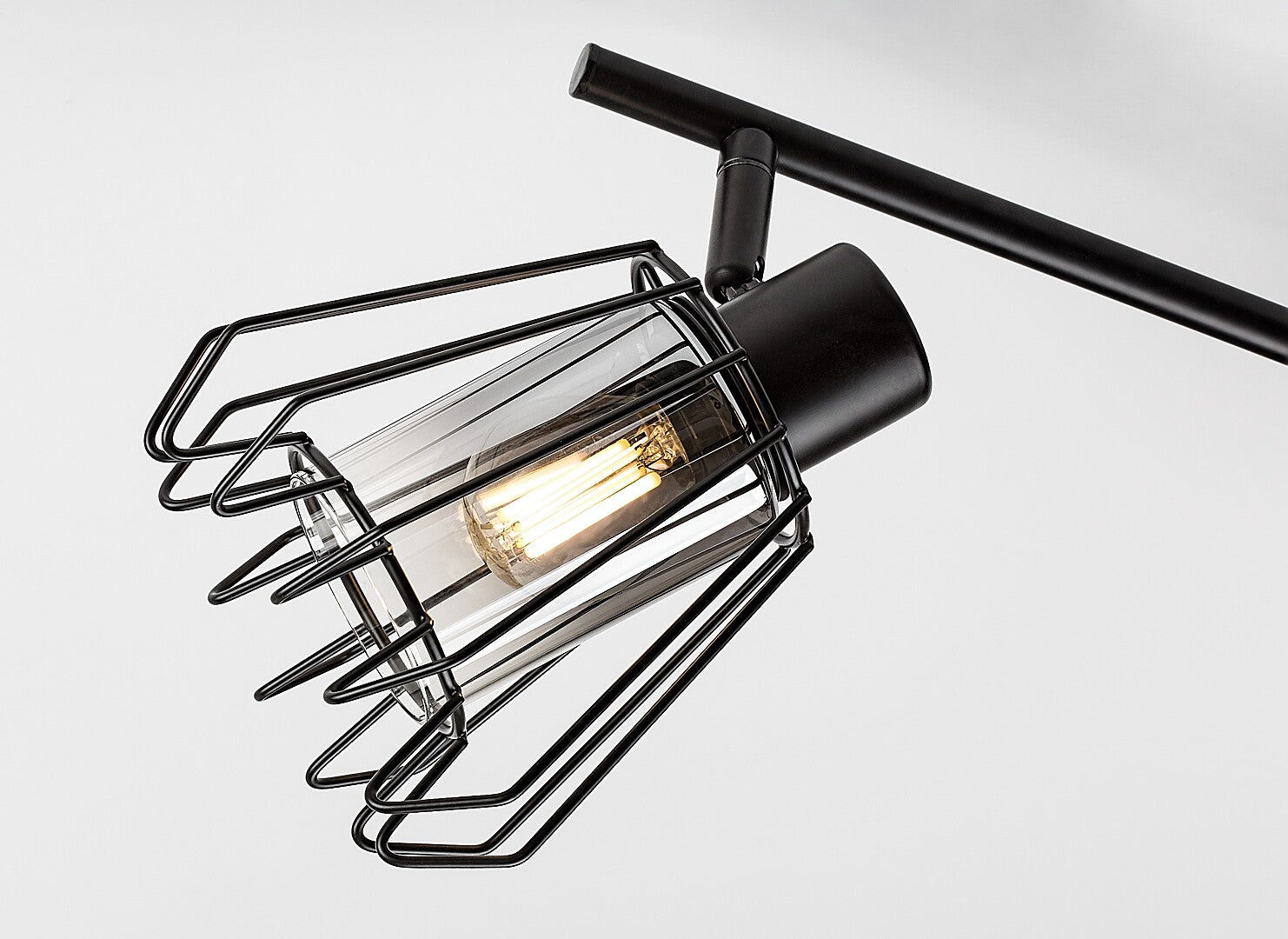 Emerencia – Triple spot in industrial style with dimmed glass, 3xE14 | RABALUX