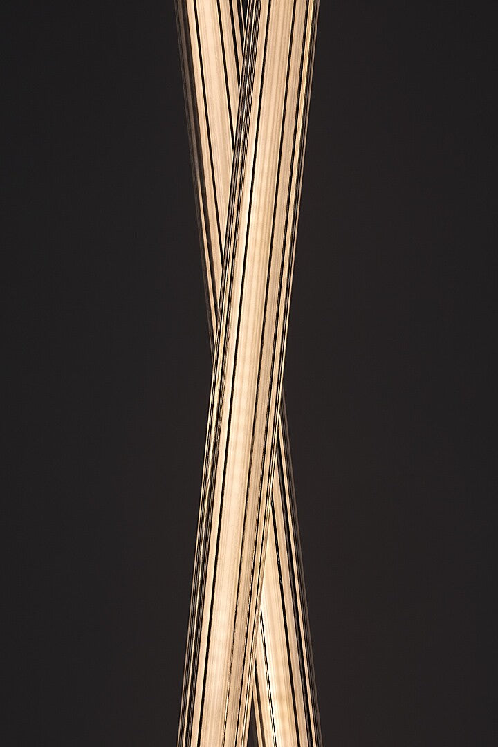 Nivaro – LED floor lamp 28W, minimalist, black | RABALUX