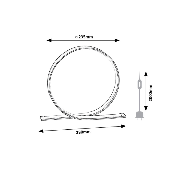 Azula LED Table Lamp - Minimalist Design