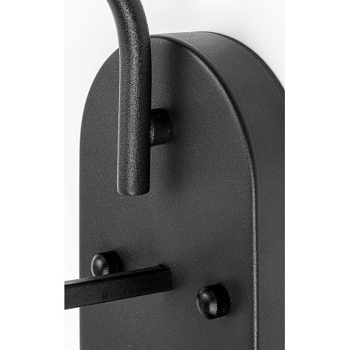 Аплик за баня TIRINA 75005 – черен с прозрачно стъкло IP44