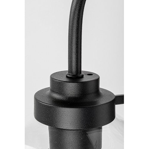 Аплик за баня TIRINA 75005 – черен с прозрачно стъкло IP44