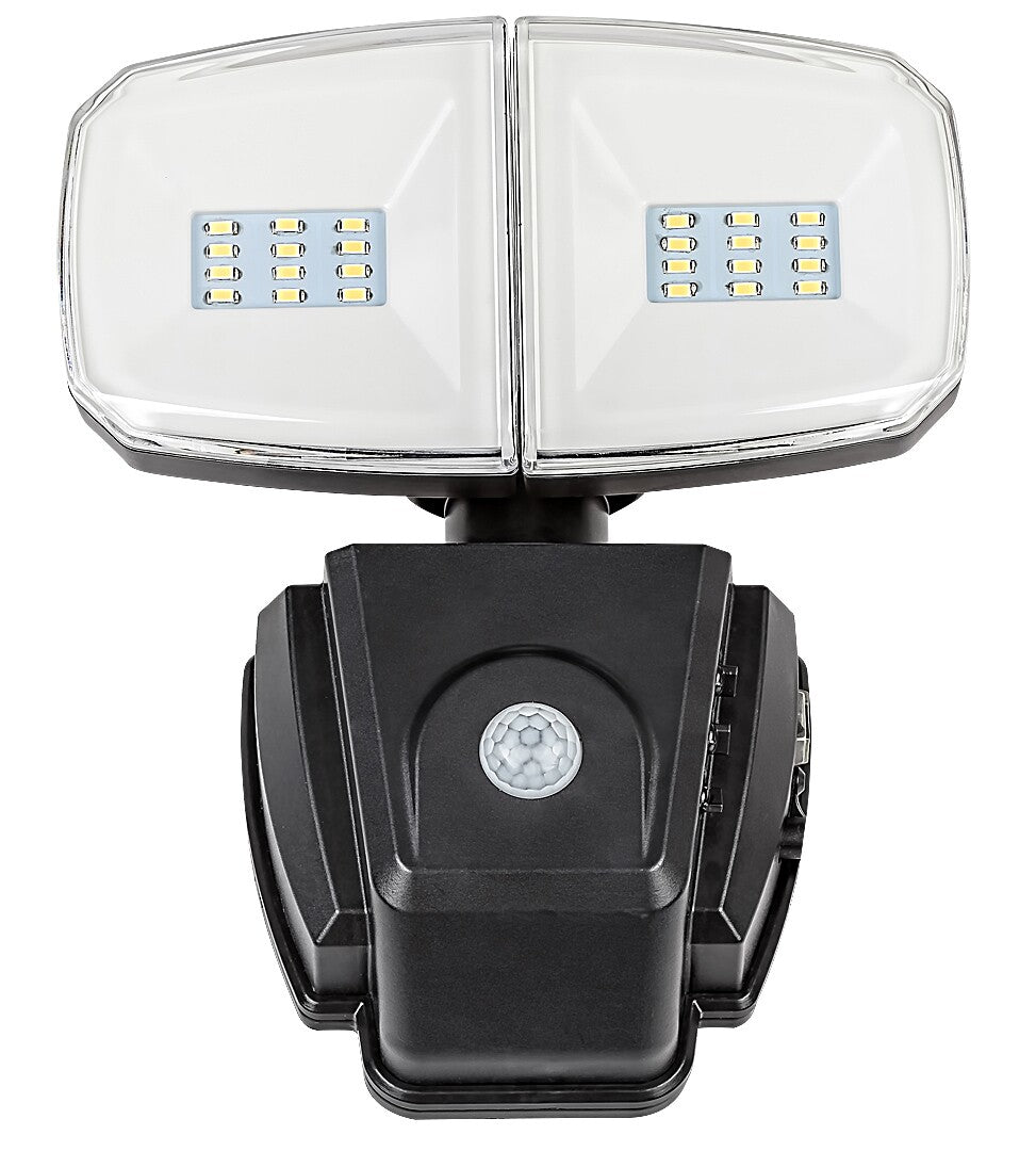 Zlarin – RABALUX solar LED outdoor lamp with sensor, 12W, IP44, black