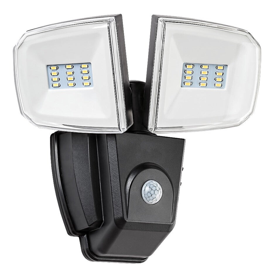 Zlarin – RABALUX solar LED outdoor lamp with sensor, 12W, IP44, black