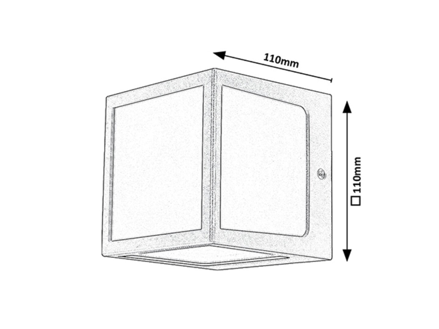 Rennes – RABALUX outdoor LED wall lamp IP54, anthracite, 10W