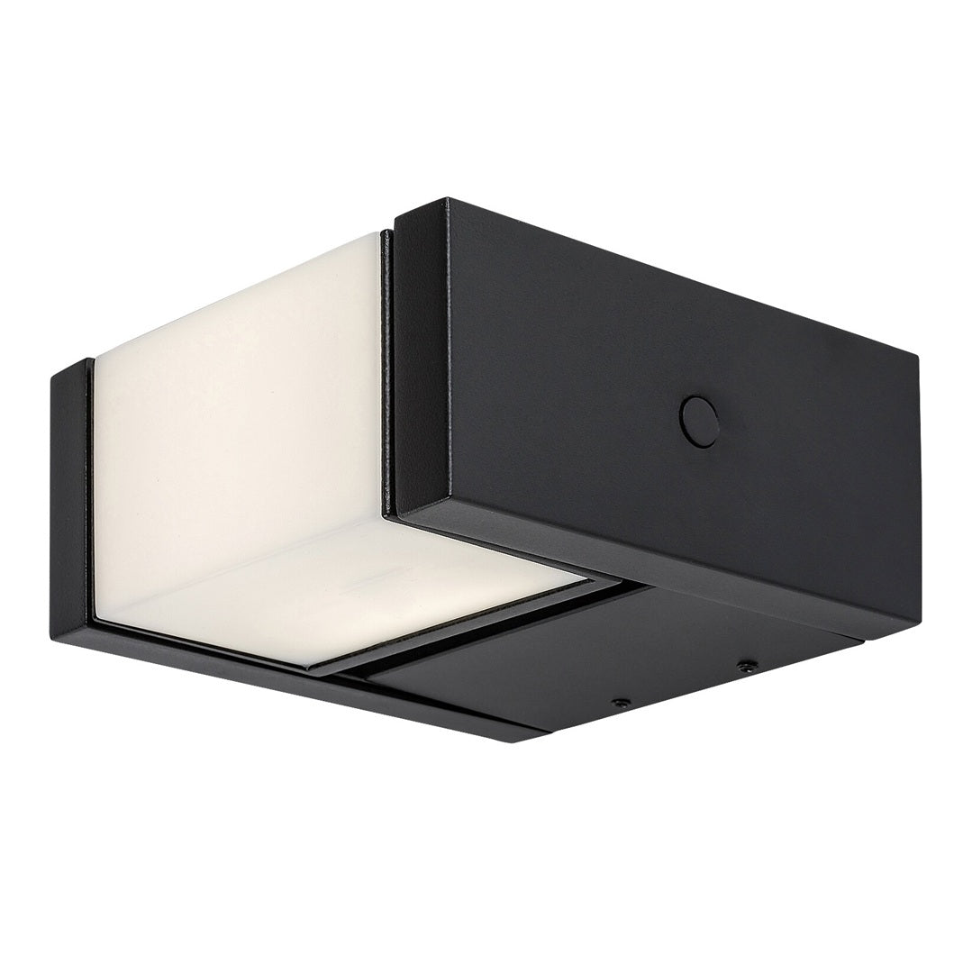 Cubbington – външна LED стенна лампа, черна, модерна