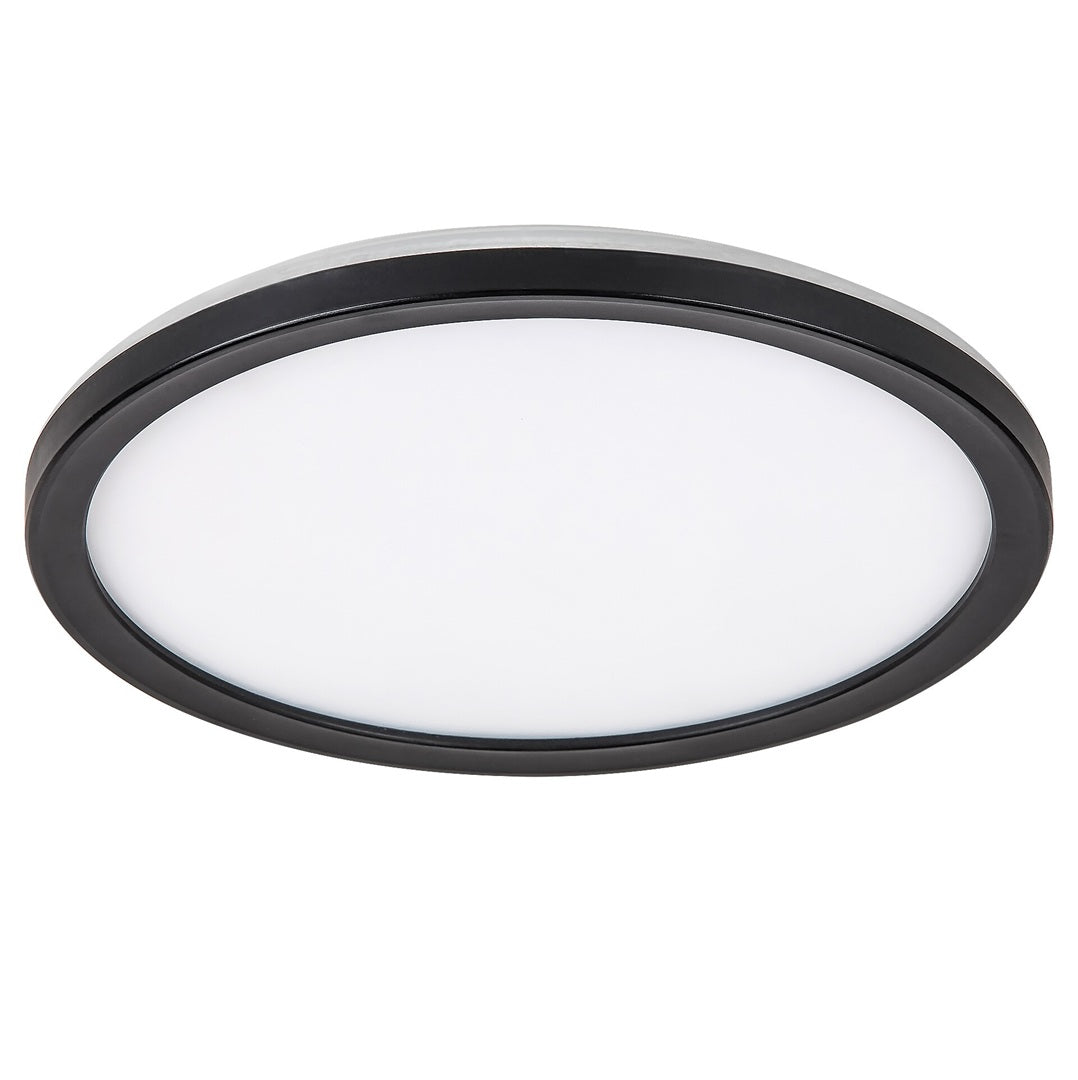 Inverness – смарт външен таванен плафон, черен, 15W LED, Ø250 / Ø280 мм, модерен стил