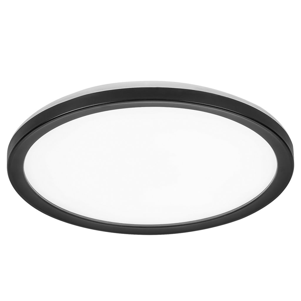 Inverness – смарт външен таванен плафон, черен, 15W LED, Ø250 / Ø280 мм, модерен стил