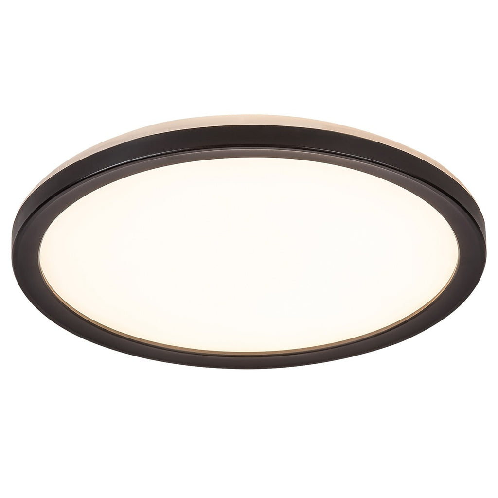 Inverness – смарт външен таванен плафон, черен, 15W LED, Ø250 / Ø280 мм, модерен стил