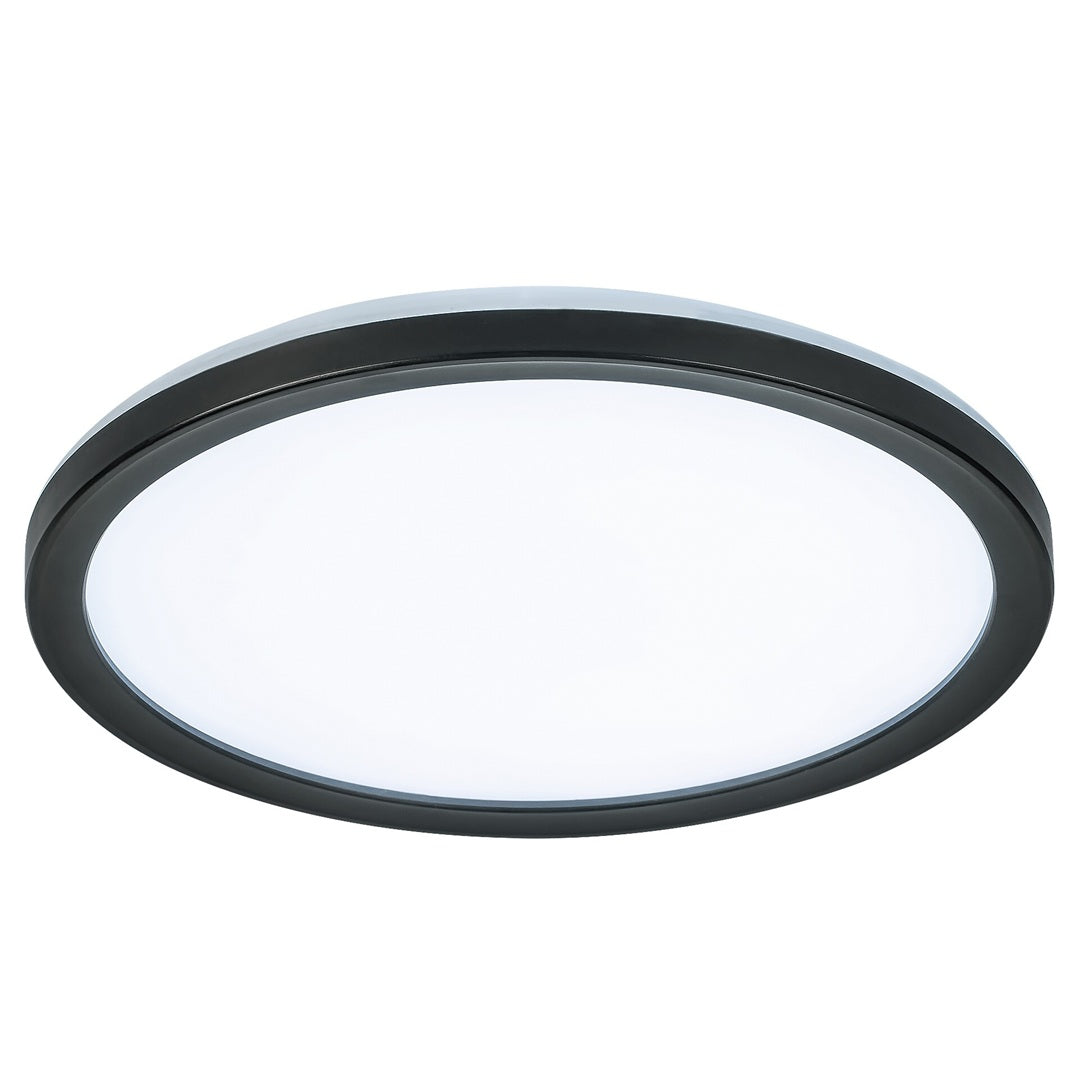 Inverness – смарт външен таванен плафон, черен, 15W LED, Ø250 / Ø280 мм, модерен стил