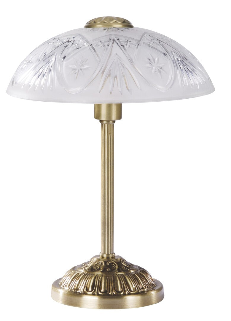 Annabella RABALUX night lamp – 1xE14, bronze and white glass, classic style