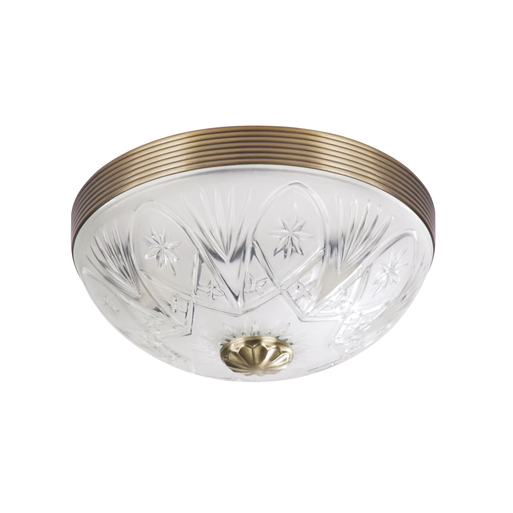 Annabella RABALUX ceiling lamp – bronze and white glass, 2xE27, classic style