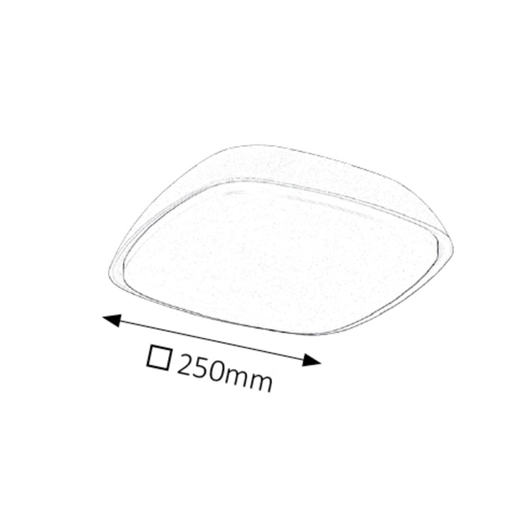 Austin – външен таванен плафон, антрацит, 20W LED, модерен стил