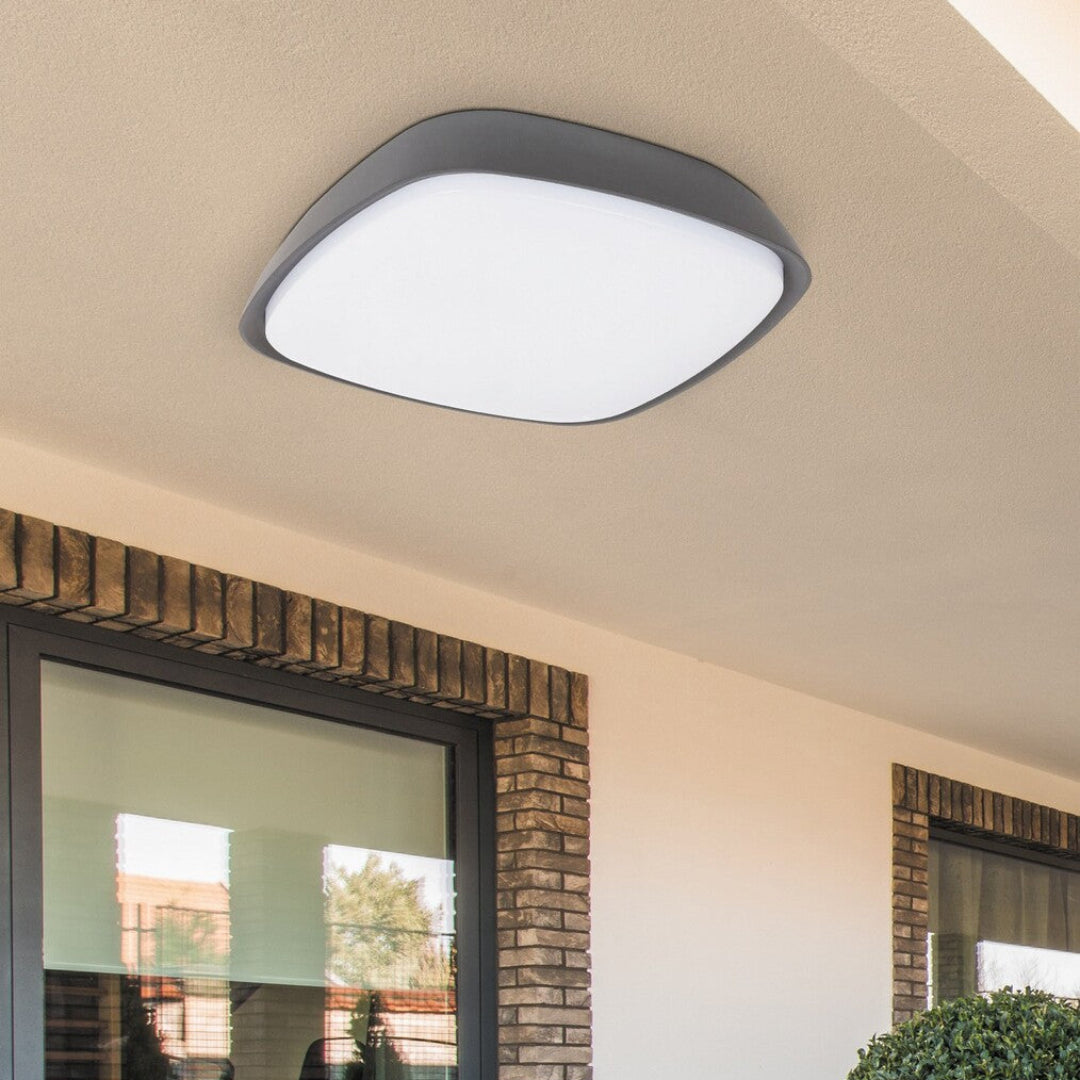 Austin – външен таванен плафон, антрацит, 20W LED, модерен стил