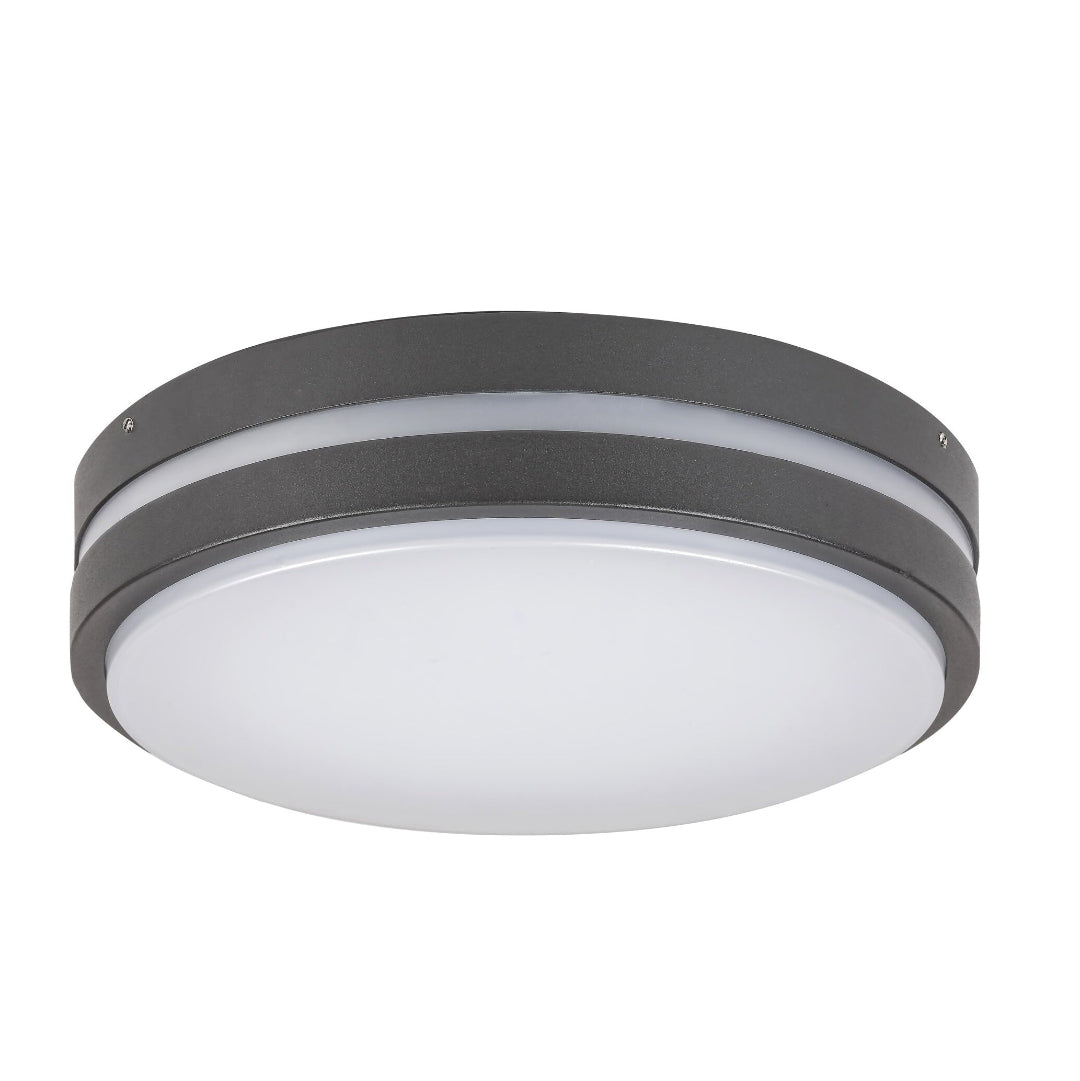 Hamburg – външен таванен плафон/ аплик, антрацит, 10W LED, модерен стил