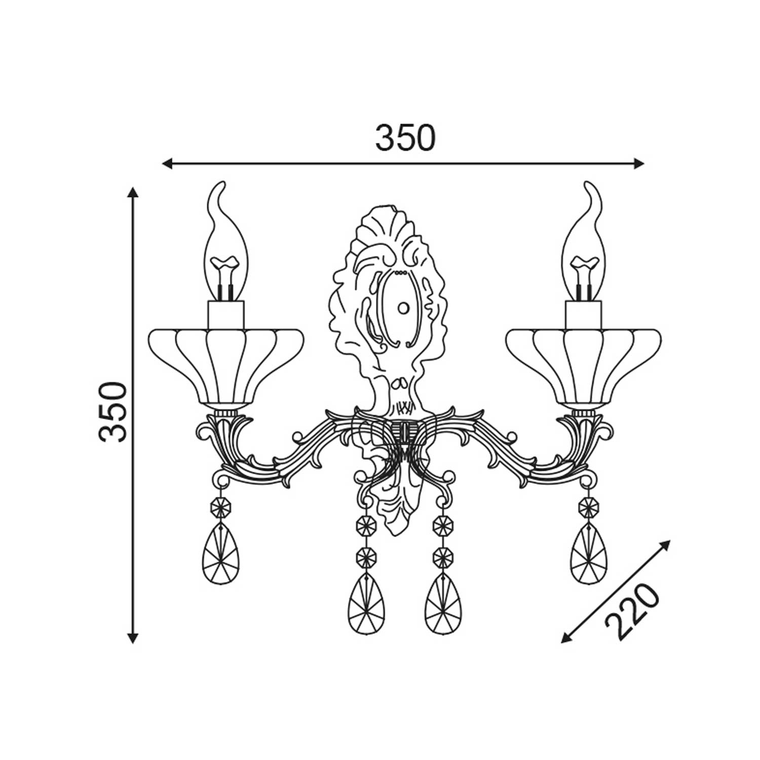 ELEGANTE wall lamp