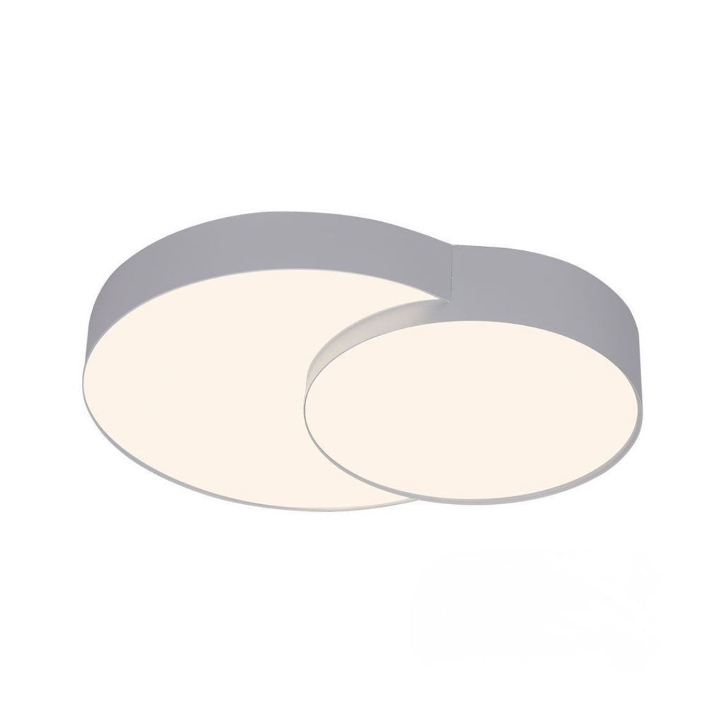 LED – модерен таванен плафон 35W, бял мат, регулируема светлина 3000–6000K