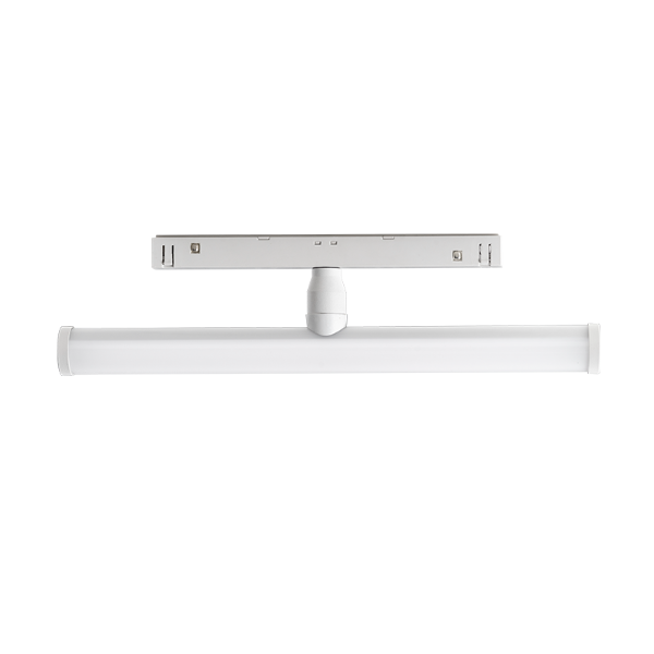 Магнитен LED осветител CODY 48V DC (6W, 3000K/4000K, 150° x 100°) за магнитна шина, наличен в матово бяло.