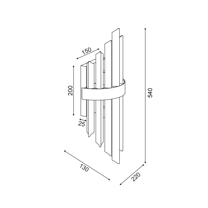 Crystal Sconce EMPIRE