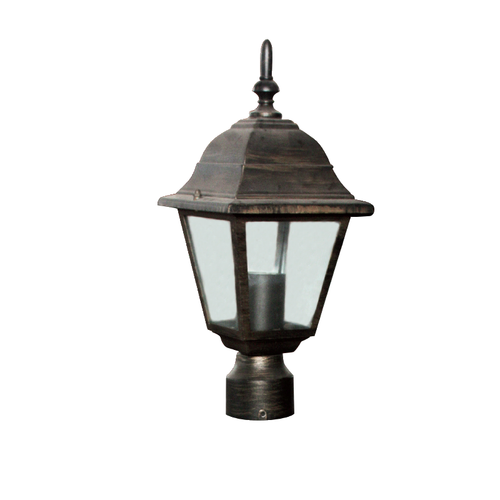 # LANTERN SQUARE 60W RUST FOR POLE