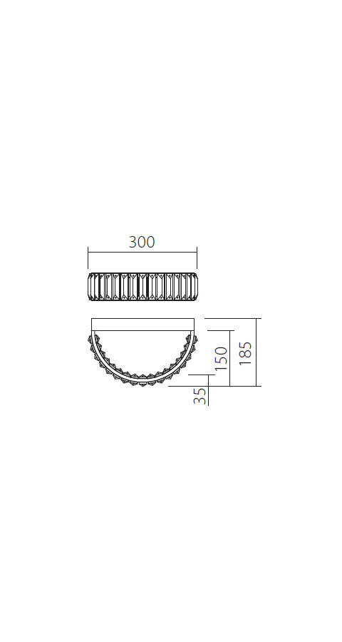 Crystal LED Wall Lamp AKALA - IAK W