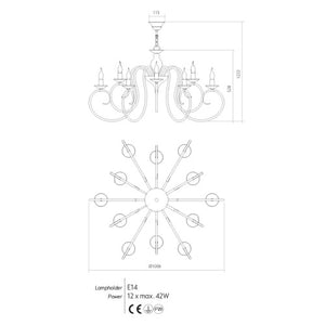 Полилей CIRCE - AVA Lighting