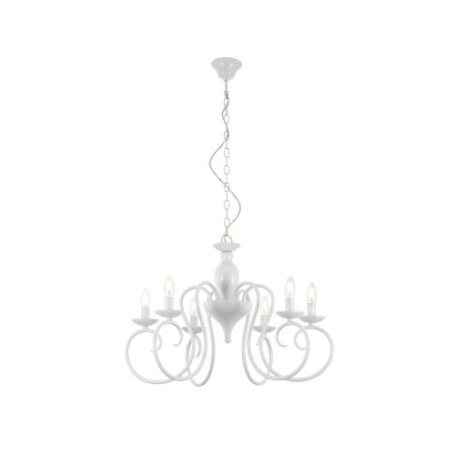 Chandelier CIRCE - Diameter: 724mm, Color: White