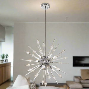 Пендел • GENESI Chrome • L • Диаметър: 710 мм - AVA Lighting