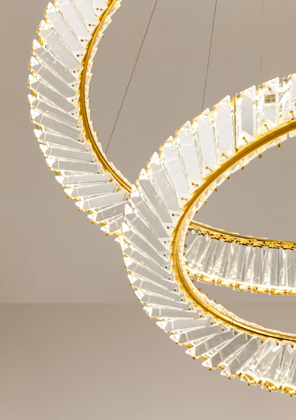 Crystal LED Chandelier - Diameter: 600mm x 400mm OBLIGE IOB PS+M 11