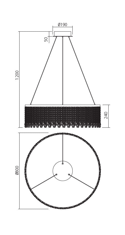 Crystal Led Poly VANESIA • IVA PR L 11
