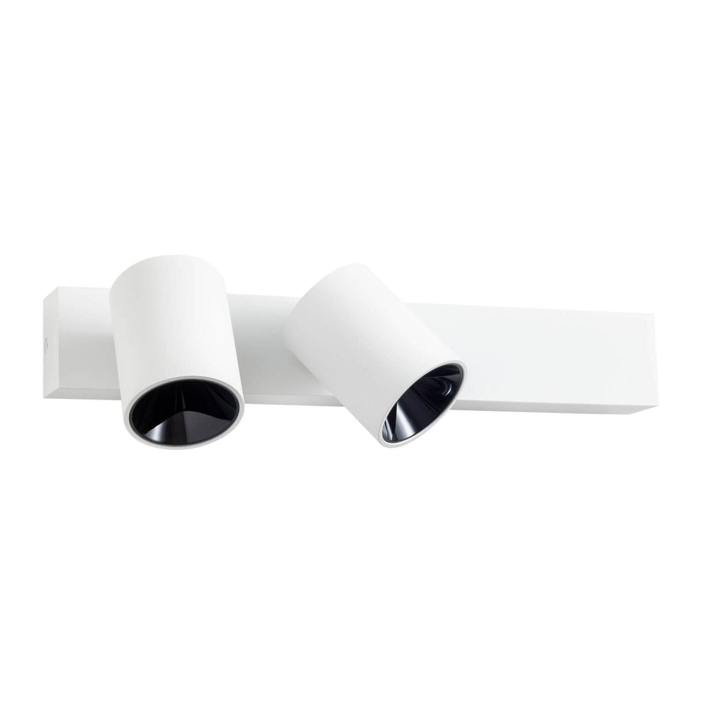 LED wall lamp Takto Matt white 2700 K 2-spot - 01-4203