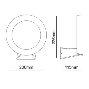 Фасаден аплик RING - AVA Lighting