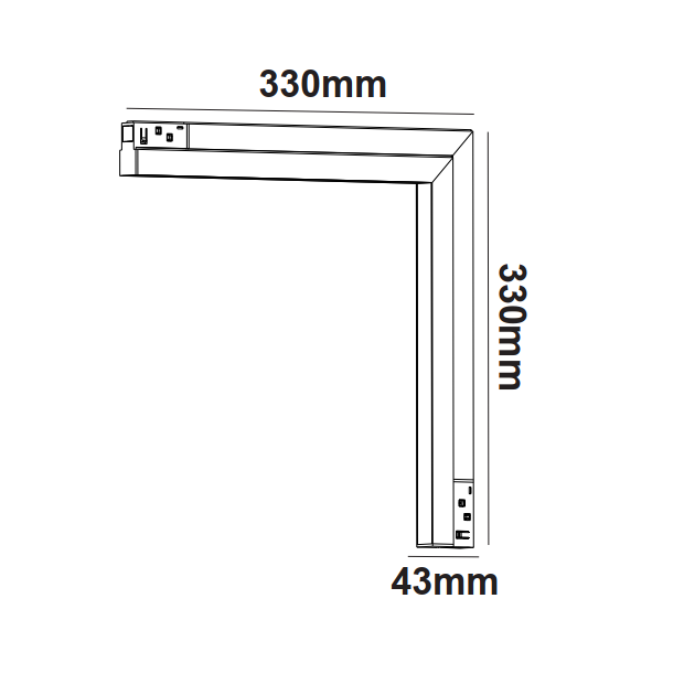 Прожектор за магнитна шина “Lucca90s”  •3000K •1600Lm - AVA Lighting