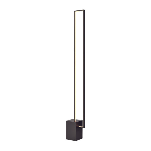 LED лампион AELIA – черен метален стоящ LED осветител, 35W, 3000K топлобяла светлина, 2800lm, IP20.