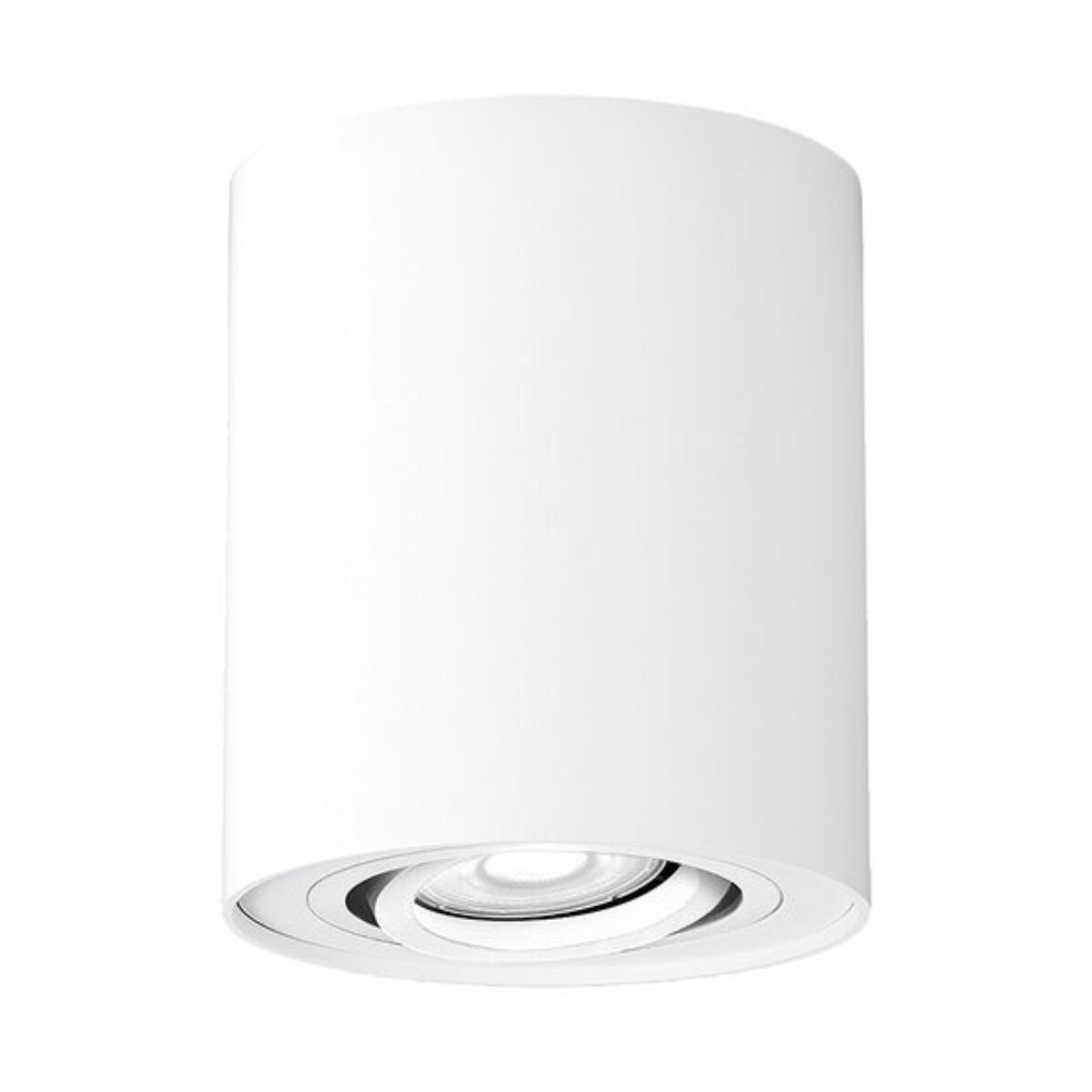 Бяла цилиндрична луна Kobald 2048 – повърхностен монтаж