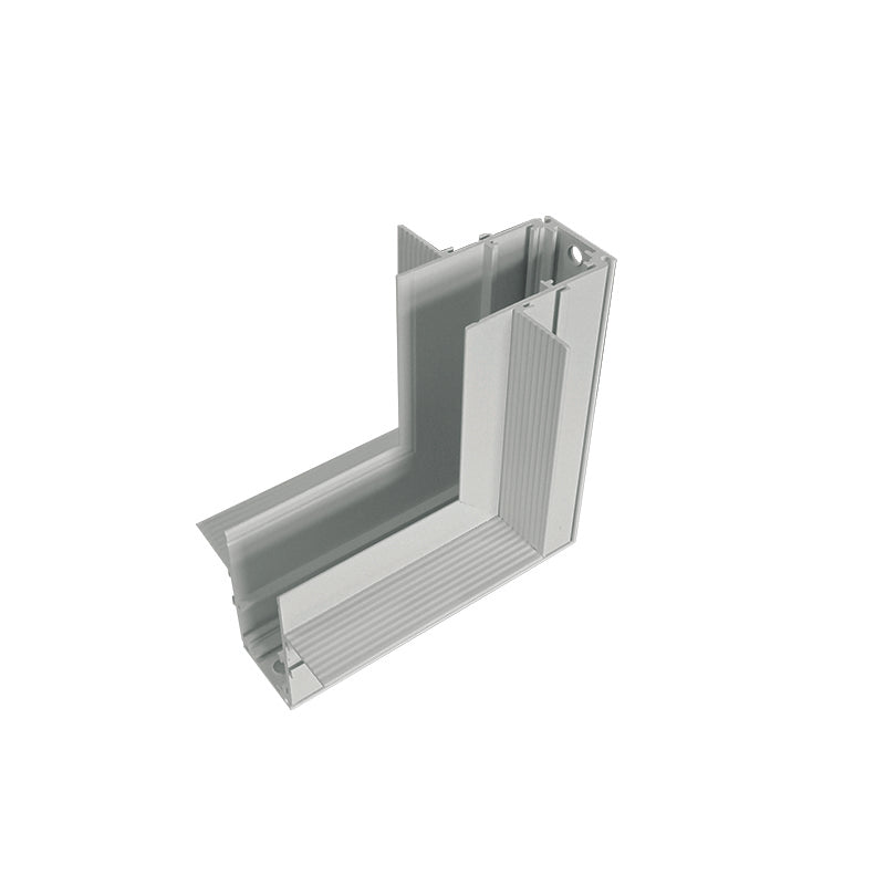 MT90INW – вътрешен ъгъл 90° за безкантова (trimless) шина бял мат 48V