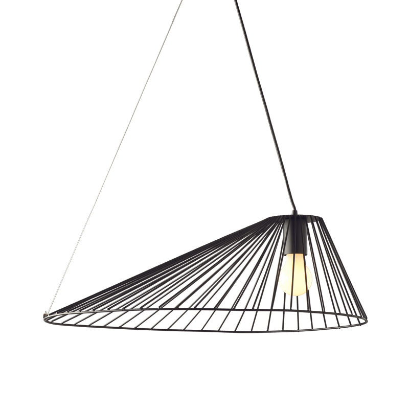 Пендел CAPPELLO 1xE27 - черен и златен метал 60 x 40 x 120 см - AVA Lighting