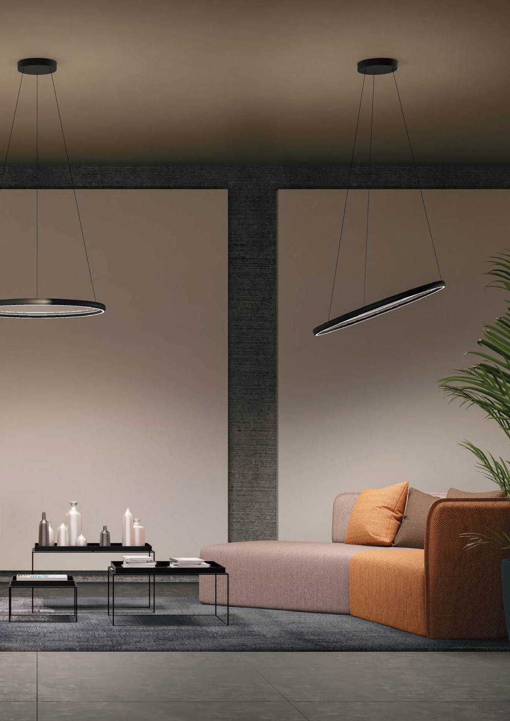 LED pendant lamp Vance CCT Ø655 mm White - 01-3938