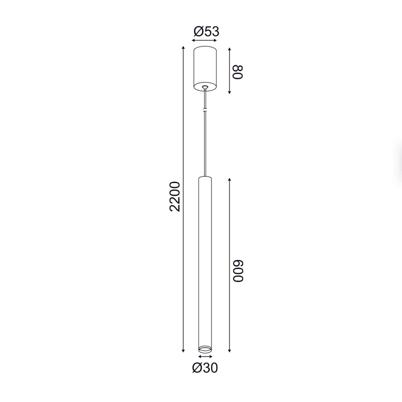 Пендел LED 5W - три цвята метал - AVA Lighting