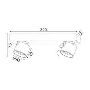 LED Осветител 10W COB, 80°, 3000K, 800lm – PLUTO - AVA Lighting