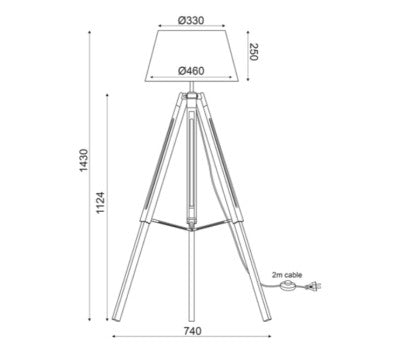 Лампион TF17701FOBB MOUSSE - AVA Lighting