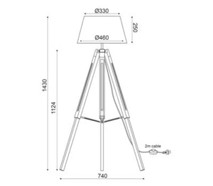 Лампион TF17701FOBB MOUSSE - AVA Lighting