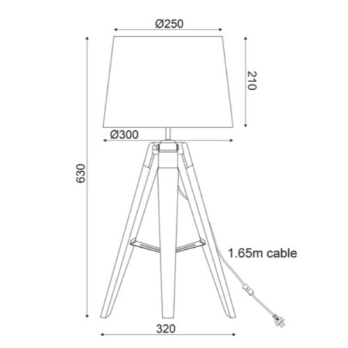 Настолна лампа TF17701TOBB MOUSSE - AVA Lighting