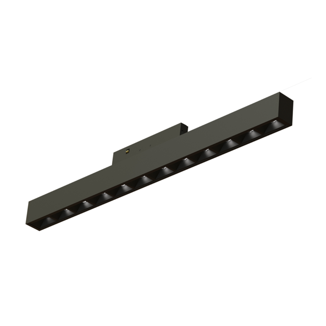 TMEYE1030B – мини магнитно тяло, 10W, черен, 24V, 3000K топла светлина