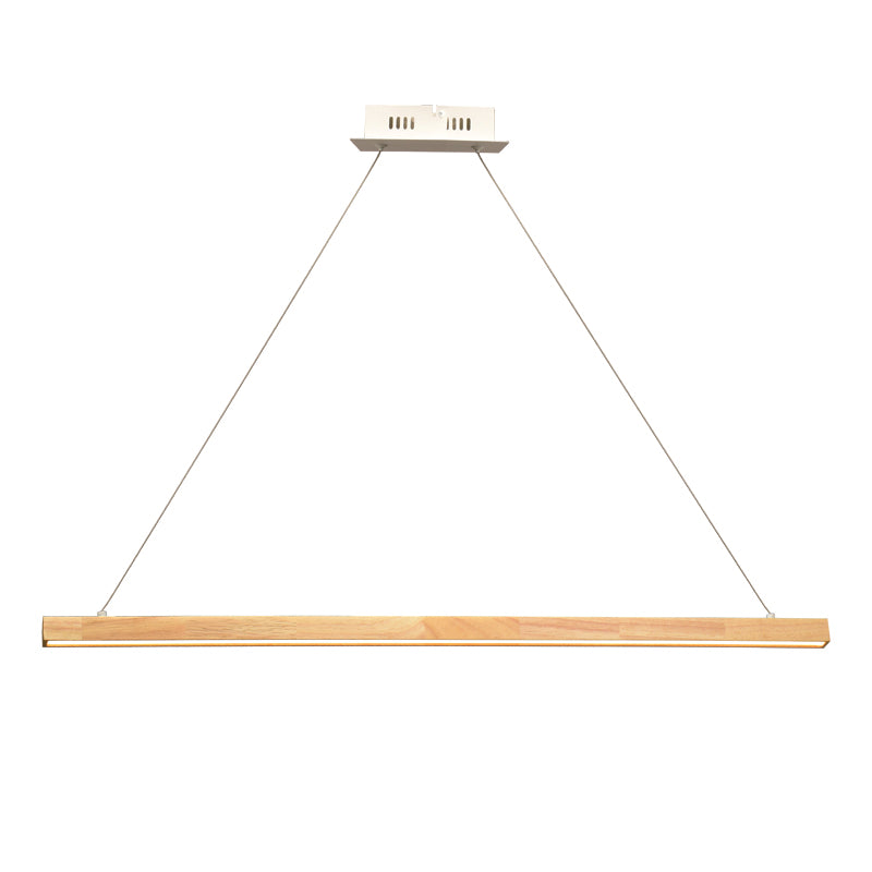 Пендел CANELA – Дърво и Бял Метал, LED 13W, 3000K, 1300lm - AVA Lighting