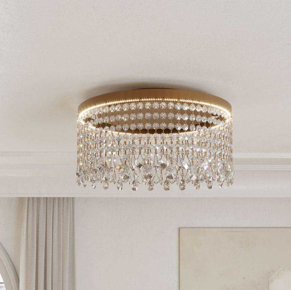 Crystal Led Ceiling VANESIA - IVA CR S 11