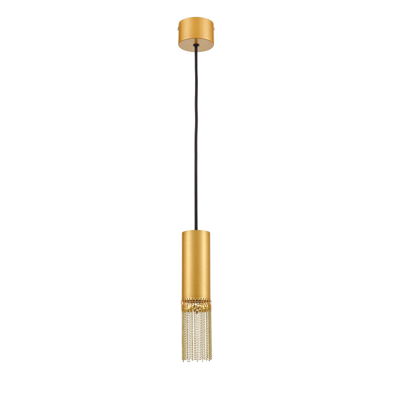 Пендел с 1 GU10 крушка - златен метал H150 см - AVA Lighting