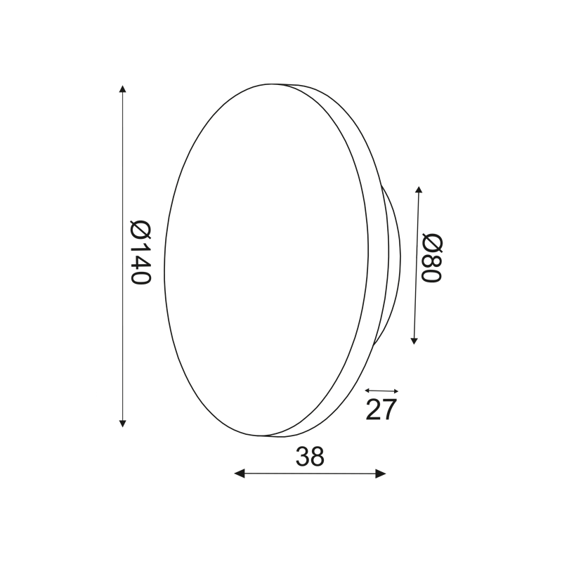 Аплик ECLIPSE 140см - AVA Lighting