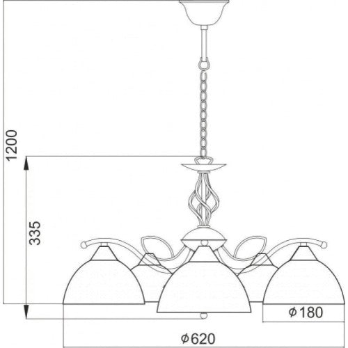 Полилей ELECTRA/5 - AVA Lighting