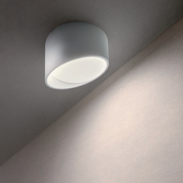 LED луна за таван "UTO"Диаметър, Ø140мм 18W, 1278lm, 3000K, бяло или черно