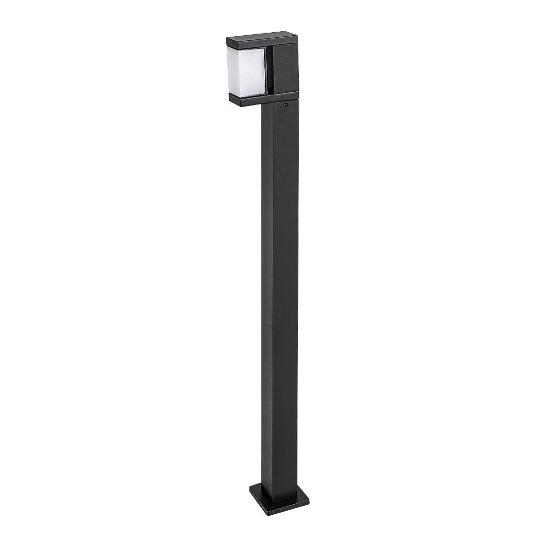 Външна LED стояща лампа Cubbington, черна, модерна, IP54, 10W, 4000K